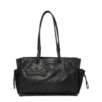Loewe Pre-owned Leren Tote Bag - Dames - Vintage Shopper - Zwart - ONE Size - Leer - Vintage