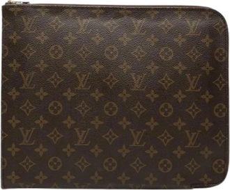Louis Vuitton Pre-owned Clutch Bag - Dames - Vintage Tassen - Bruin - ONE Size - Vintage
