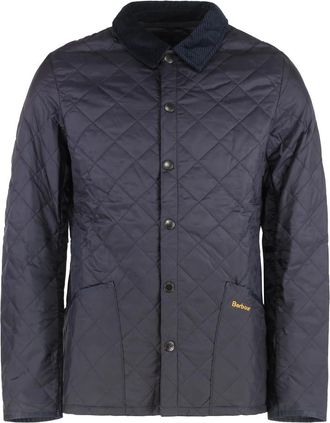 Barbour Heritage Liddesdale Quilted Jacket - Heren - Zomerjassen - Blauw - XL - Katoen - Jassen