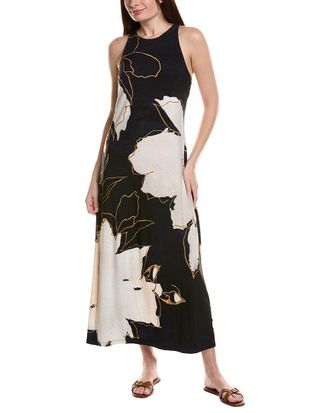 Tommy Bahama Jasmina Gilded Petals Maxi Dress