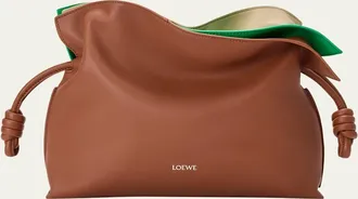 Loewe Flamenco Layered Leather Clutch Bag