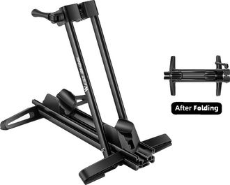 OEM Soporte Para Bicicleta, Altura Regulable, Dise&ntilde;o Plegable, Color Negro