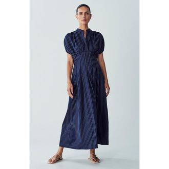 Willa Otis Dress in Navy Stripe at Nordstrom, Size 14