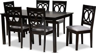 Baxton Studio Lenoir 7Pc Dining Set