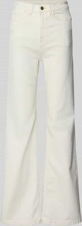 Pepe Jeans London Flared Jeans aus Baumwoll-Mix Modell WILLA in Offwhite, Größe 25/30