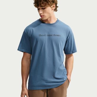 Nike Mens Caitlin Clark Basketball T-Shirt in Blue | JA3767-491
