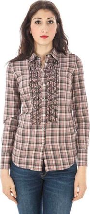 Fred Perry Casual Shirts - Dames - Overhemden - Veelkleurig - S - Polyester - Overhemden