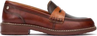 Pikolinos Aldaya Loafer - Dames - Loafers - Bruin - 36 EU - Leer - Schoenen