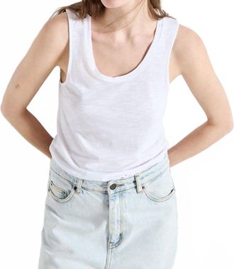 American Vintage Jacksonville Tank Top In White