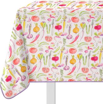 KASANOVA Tovaglia antimacchia 140x140 cm verdure