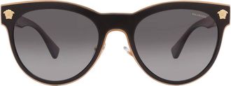 Versace Polarized Grey Gradient Phantos Ladies Sunglasses VE2198 1002T3 54