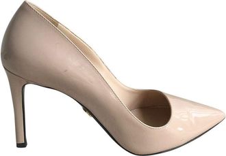 Prada Nude Patent Leather Stiletto Heels Size 37