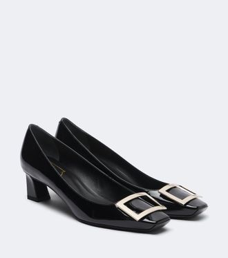 Roger Vivier Trompette 45 patent leather pumps