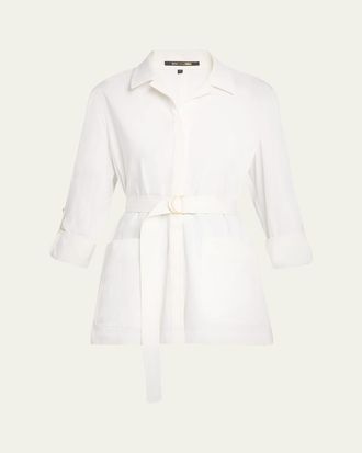 Kobi Halperin Veda Belted Cotton Jacket