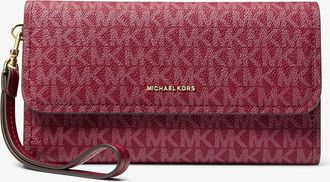 Michael Kors Jet Set Medium Signature Logo Convertible Wristlet