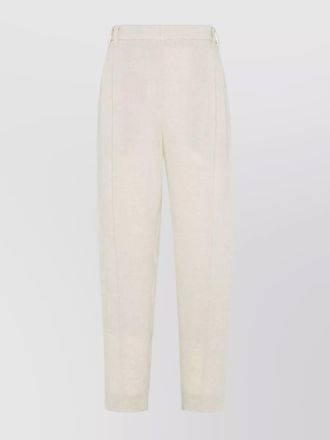 Brunello Cucinelli trousers linen belt loops