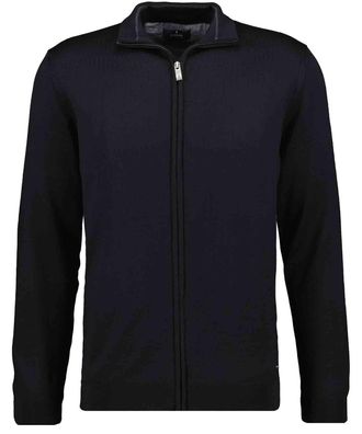 Ragman Strickfleecejacke RAGMAN, Herren, Gr. 3XL (56/58), schwarz, 100% Wolle, Jacken Strickfleecejacke