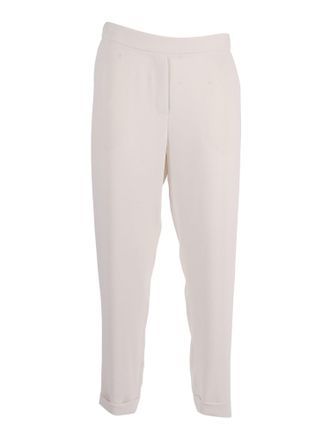 P.A.R.O.S.H. Relaxed Fit Cuffed Cropped Straight-Leg Pants