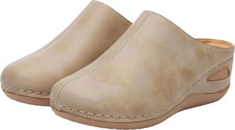 Generic Women Outdoor Lace Up Thick Sole Closed Toe Lightweight Design Ladies Shoes 7, khaki, 8.5 UK