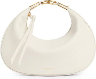 Coccinelle Handbags, female, White, Size: ONE SIZE Mini Bag Grained Leather