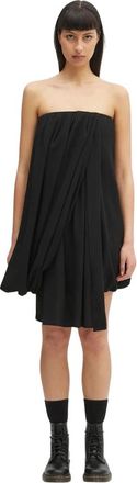 J.W.Anderson Kleedjes, Dames, Zwart, XS, Wol, Jurk met bustier en draperie