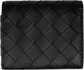 Bottega Veneta Pre-owned Portafoglio Vintage Intrecciato Bi-fold - - Pre-owned - Uomo - Nero - ONE SIZE
