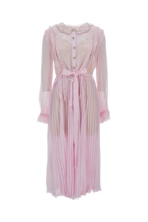 Self Portrait Pleated Midi Dress