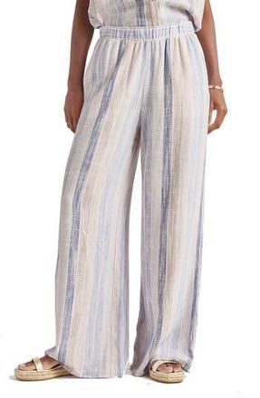 Splendid Jade Stripe Wide Leg Pants in Ceramic Stripe at Nordstrom Rack, Size X-Large