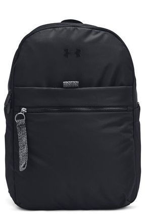 Under Armour Studio Campus Water Repellent Backpack in Black /Black /Black at Nordstrom