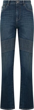 Moorer Kimmy Flared Denim Pants - Dames - Bootcut Jeans - Blauw - XS - Denim - Jeans