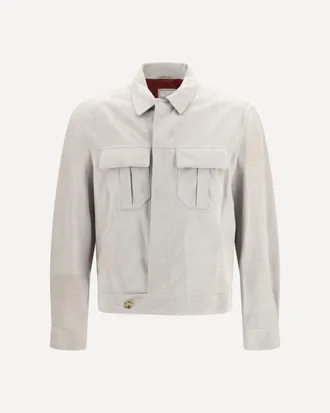 Brunello Cucinelli Suede Jacket Male L