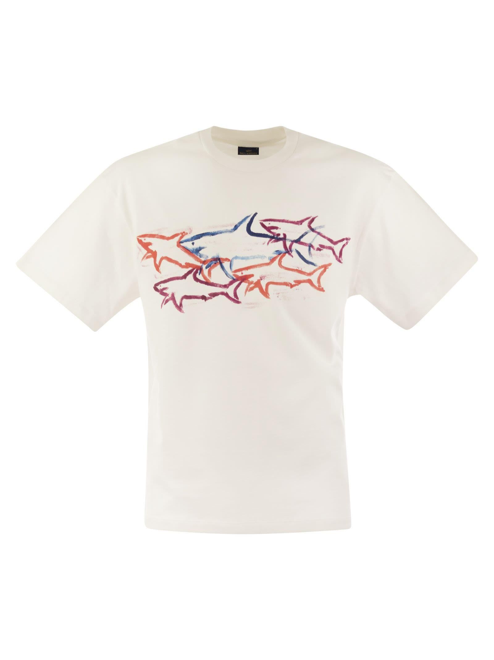 Paul & Shark Printed T-Shirts − Sale: up to −55% | Stylight