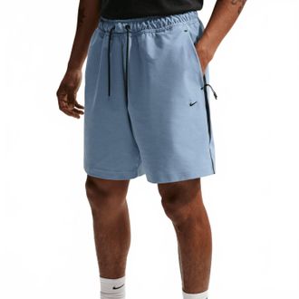 Nike Tech Dri Fit Short Knit Shorts In Work Blue/black