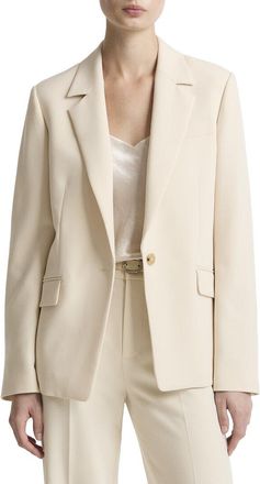 Vince Soft Sculpture Single Breasted Blazer