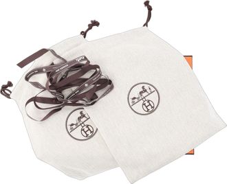 Herm&egrave;s Midnight 60 Sandals - Silver