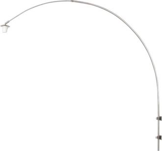 Steinhauer Sienna Sparkled Light Wall Light Steel Brushed