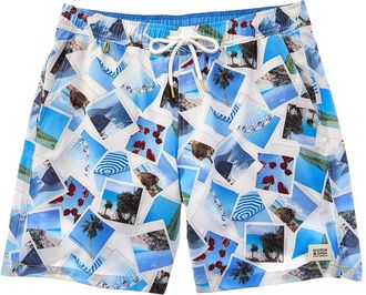 Scotch & Soda Print Swim Trunk