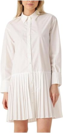 Y.A.S Y.a.s, Kleedjes, Dames, Wit, S, Denim, Witte Overhemdjurk voor Zomer