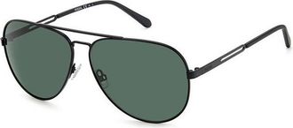 Fossil Green Pilot Mens Sunglasses FOS3136/G/S 0003/QT 60