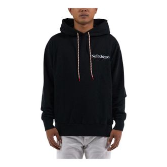 Aries Heren, Sweatshirts & Hoodies, Zwart, Maat: S Katoen