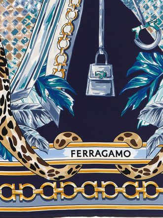 Ferragamo Felindra Scarf - Navy
