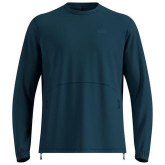 Odlo Mid Layer Classic Crew Funktionsshirt f&uuml;r Herren | blau