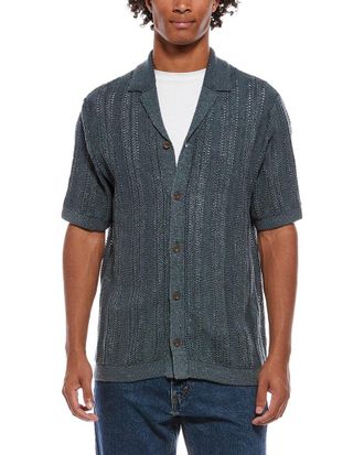 Vince Linen-Blend Cabana Shirt