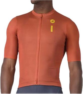 Castelli Drittone Logo Jersey Velotrikot f&uuml;r Herren | rot