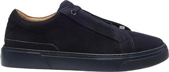 HUGO BOSS Heren, Schoenen, Blauw, Maat: 42 EU Leer