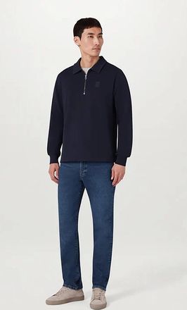 Belstaff Mens Belstaff B69 Mens Regular Fit Mid-Rise Jeans - Washed Indigo - Blue - Size: 36/32