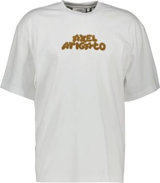 Axel Arigato A4203003 Flock - Heren - T-shirts - Wit - L - Tops