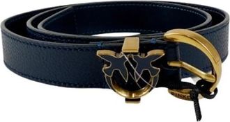 Pinko Riem - Dames - Riemen - Blauw - M - Accessoires