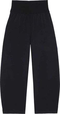 Cortana Avalon- donkerblauwe kasjmierbroek - Dames - Broeken - Blauw - M - Kasjmier - Broeken