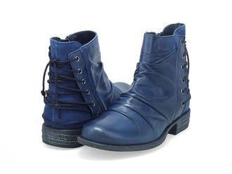 Miz Mooz Libretto Womens Boots Denim : EU 36.5 (US Womens 6.5) B - Medium, Leather/Rubber